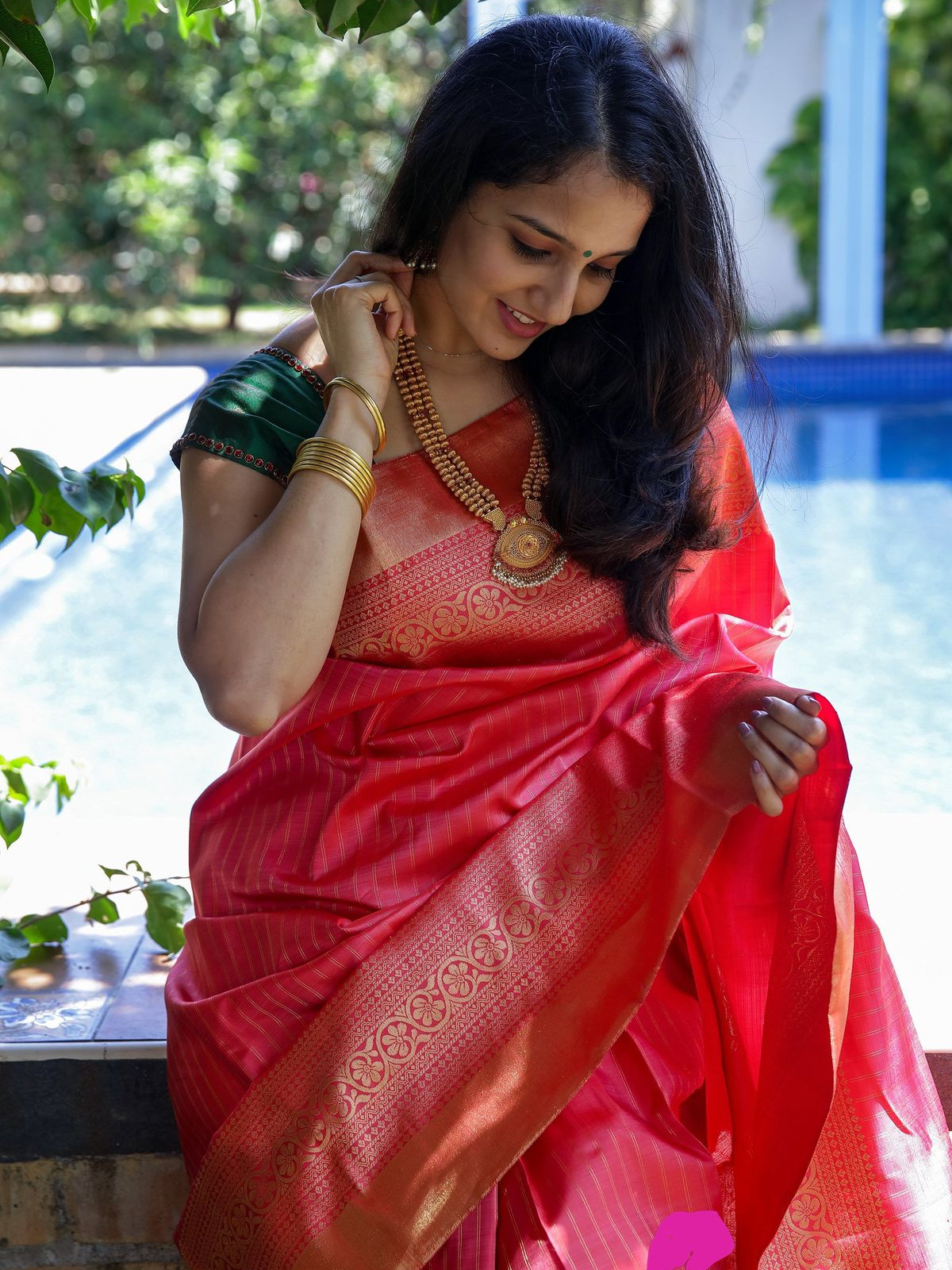 Printed Georgette Saree